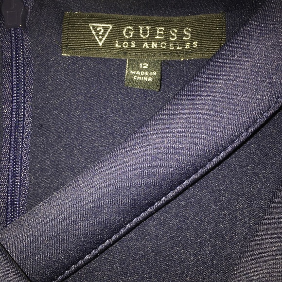 Gorgeous Marine blue scuba dress by Guess. BNWT, size 12. - Picture 2 of 4